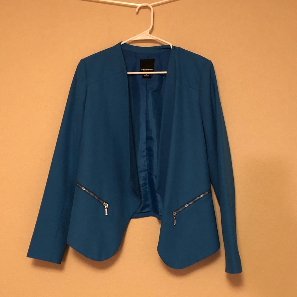 Trouve Blue Blazer